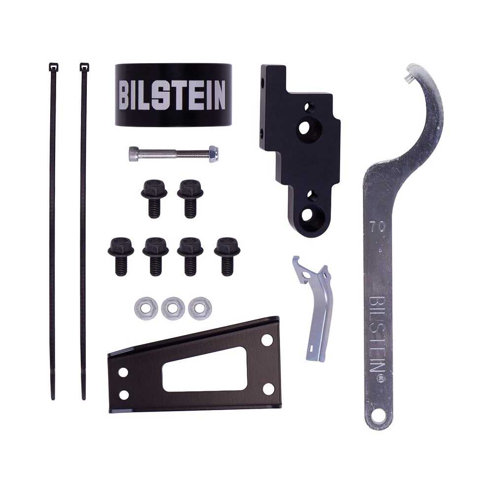 Bilstein B8 8112 ((ZoneControl CR DSA+) Front Right Coilover bil41-319581 for Toyota Tacoma 05-23 mounting hardware and adjustment wrench kit