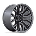 Mudify Wheel (prueba) rugged matte black alloy wheel with multi-spoke design for off-road and 4x4 vehicles.