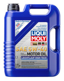 LIQUI MOLY 5L Leichtlauf (Low Friction) High Tech Motor Oil SAE 5W40 Fully Synthetic (Comes 4) by Mudify for 4x4 and off-road engines.