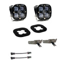 Baja Designs 11-16 Ford Super Duty Squadron Pro Series Fog Pocket Kit with dual LED lights, mounts, and wiring harnesses