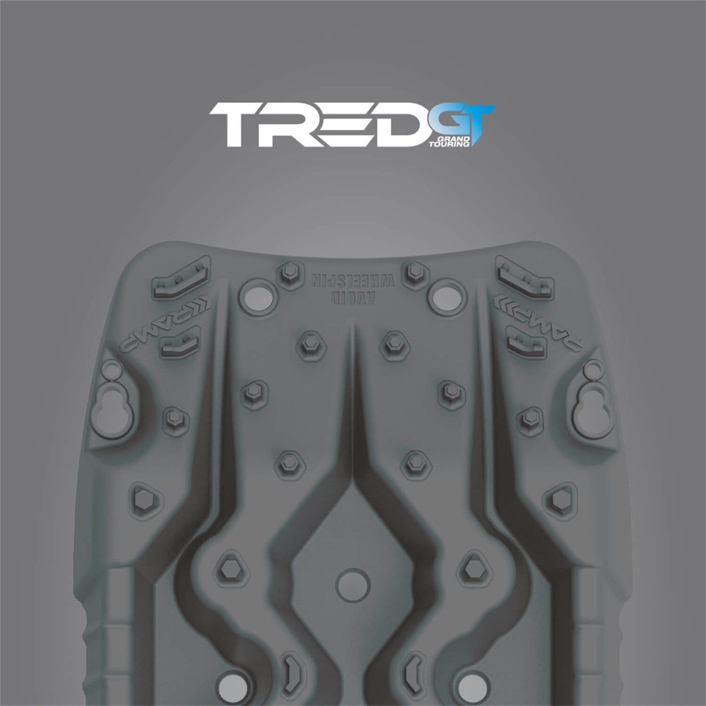 ARB TRED GT Gun Metal Grey Recovery Boards TREDGTGG automotive-grade polypropylene with aggressive traction cleats for 4x4 recovery