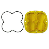 Baja Designs XL Pro and Sport Amber Wide Cornering Lens Kit with durable amber polycarbonate lens and black gasket seal for off-road LED lights