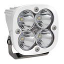 Baja Designs Squadron Sport Spot Pattern White LED Light Pod - Clear with quad high-intensity LEDs and heavy-duty adjustable steel mount