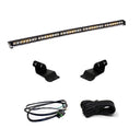 Baja Designs 2021+ Ford Bronco Roof Light Bar Kit 50 S8 w/Upfitter with heavy-duty LED bar, steel brackets, and wiring harness