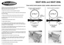 Dobinsons Camber Adjustment Kit - 2 BOLTS PER KIT - WA57-505K adjustable camber bolts with heavy-duty tooth washers for lifted vehicle suspension.