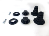 Dobinsons Rear Coil Conversion Kit For Toyota Prado 120/150 4th/5th Gen 4Runner GX470/460 - WA59-561K with steel components and rubber isolators