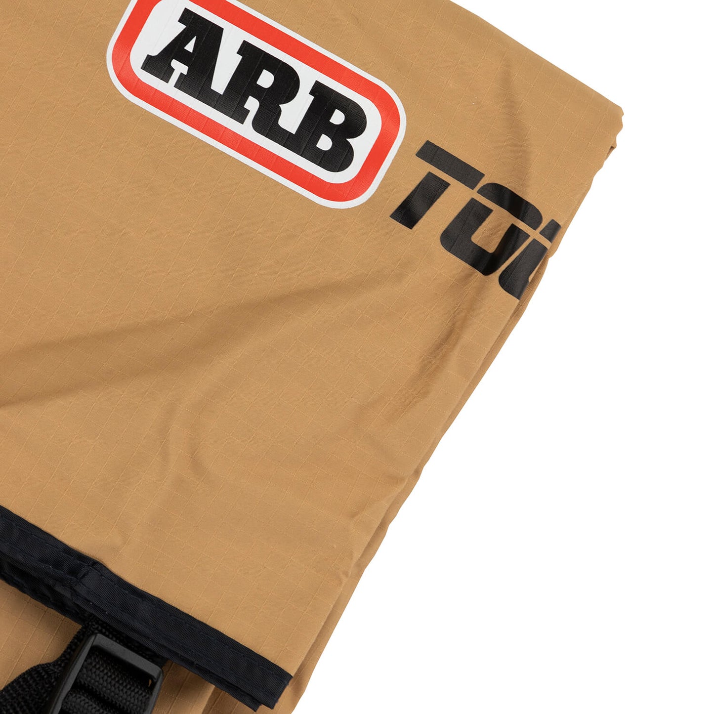 ARB Wind Break Front 2.5M 813107 heavy-duty tan canvas with reinforced stitching for 2007-2018 Jeep Wrangler JK awning accessory