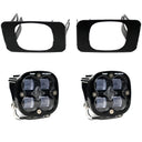 Baja Designs 17-18 Super Duty Fog Lights Fog Pocket Kit with dual LED pods and steel mounting brackets for heavy-duty performance