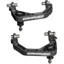 Camburg KINETIK Series X-Joint XL Billet Upper Control Arms CAM-310277-GRY for Toyota Tacoma (24-ON), 4Runner (25-ON), Land Cruiser 250 Series, gray anodized aluminum with high-strength joints and precision-machined suspension components.