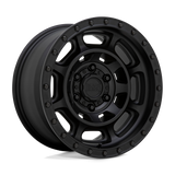 Black Rhino BR CONVOY - 17X8.5 - MATTE BLACK cast aluminum wheel for Jeep Wrangler JK 2007-2018 6-lug 6X5.5 bolt pattern