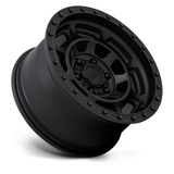 Black Rhino BR CONVOY - 17X8.5 - MATTE BLACK cast aluminum wheel for Jeep Wrangler JK 2007-2018 6-lug 6X5.5 bolt pattern