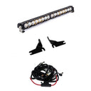 Baja Designs 2019 Chevy Silverado 1500 S8 w/ 20in S8 Grille Mount Kit with LED light bar, mounting brackets, and wiring harness