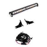 Baja Designs 2019 Chevy Silverado 1500 S8 w/ 20in S8 Grille Mount Kit with LED light bar, mounting brackets, and wiring harness