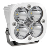 Baja Designs Squadron Sport Work/Scene Pattern White LED Light Pod - Clear with quad high-performance LEDs and heavy-duty white housing