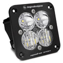 Baja Designs Squadron Sport Driving/Combo Pattern Flush Mount Black LED Light Pod - Clear with quad LED optics and rugged housing