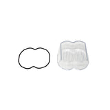 Baja Designs LP4 Headlight Lens Kit Clear Driving/Combo Baja Designs with ribbed clear polycarbonate lens and rubber seal gasket