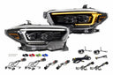 Morimoto Toyota Tacoma XB Evo Headlights - LF2-530 with advanced LED projector lights and integrated amber signal modules for 2005-2015 Tacoma