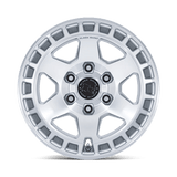 Black Rhino Br022 Bahari - 17X8.5 -10mm Gloss Silver W/ Machined Face heavy-duty off-road wheel design