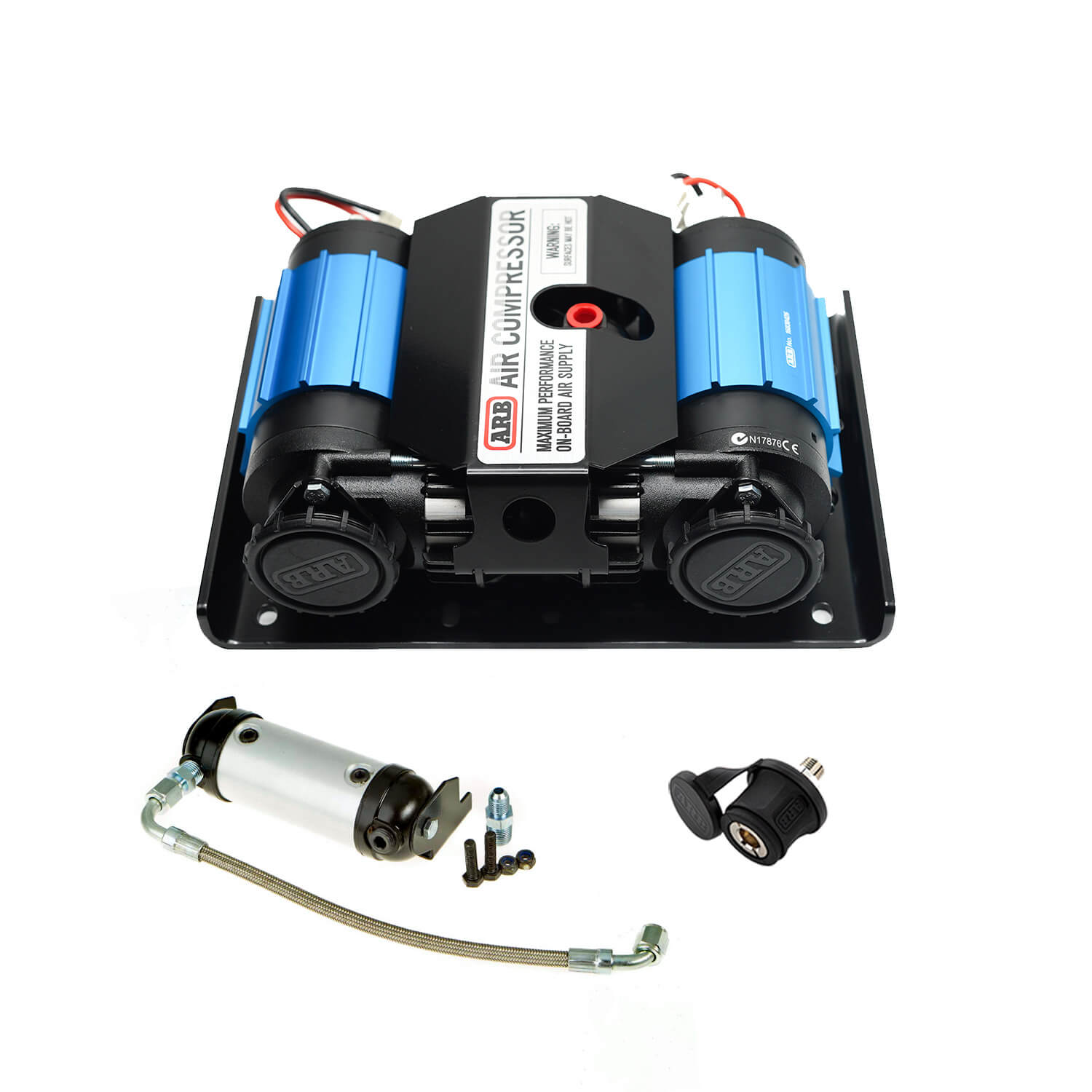 ARB Twin 12V Onboard Compressor Kit CKMTA12BK1