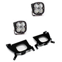 Baja Designs 2019 Silverado 1500 Sport Fog Pocket Mount Kit with dual high-performance LED fog lights and steel mounting brackets