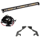 Baja Designs 2014+ 30in Grille LED Light Bar Kit For Toyota Tundra S8 Driving Combo with wiring harness and mounting brackets