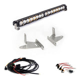 Baja Designs 2018+ Subaru WRX STI S8 Series 20in Grille LED Light Bar Kit with steel brackets and heavy-duty wiring harness