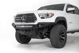 ADD Offroad Stealth Fighter Winch Bumpers F681202200103 for Toyota Tacoma 2018-2023 with reinforced clevis mounts and powder coat finish