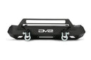 DV8 Offroad Front Bumper FBTT1-05 for Toyota Tacoma 2016-2023 heavy-duty steel with clevis mounts and LED light bar slot