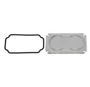 Baja Designs S2 Spot Lens Kit clear polycarbonate lens with black rubber gasket seal for off-road LED light protection
