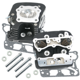S&S Cycle 99-05 BT Super Stock 79cc Cylinder Head Kit - Wrinkle Black