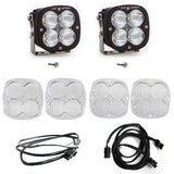 Baja Designs 2021+ Ford Bronco A Piller Light Kit XL Sport Spot w/Upfitter with LED pods, lenses, wiring harnesses, and mounting hardware