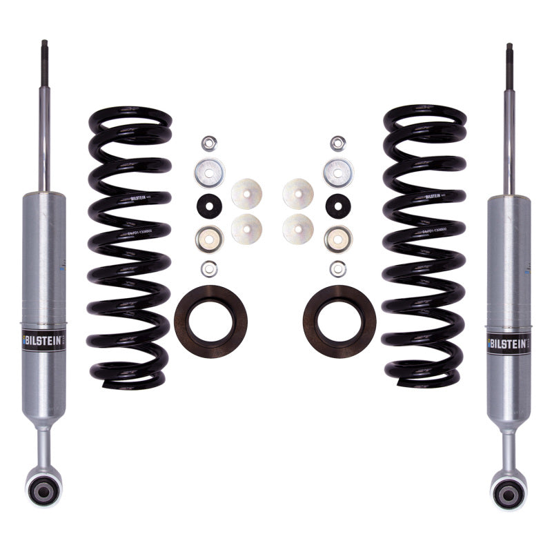 Bilstein B8 6112 Front Shock Kit for 07-21 Toyota Tundra - Assembly with heavy-duty coil springs and precision mounting hardware components