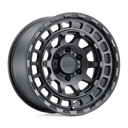 Black Rhino BRCBR 17X8.5 6X5.5 M-BLK 0MM matte black heavy-duty off-road wheel for rugged 4x4 applications