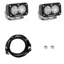 Baja Designs 2017 Ford Raptor S2 Series Reverse Light Kit with dual LED reverse lamps, wiring harness, and mounting hardware
