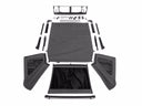ram139835 Rampage 2007-2018 Jeep Wrangler(JK) Unlimited Trailview Fastback - Black Diamond soft top kit with hardware and frame components