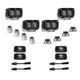Baja Designs 21-22 Ford F-150 Raptor S2 SAE Dual Fog Pocket Light Kit - Clear dual-lens LED fog lights with mounts and wiring