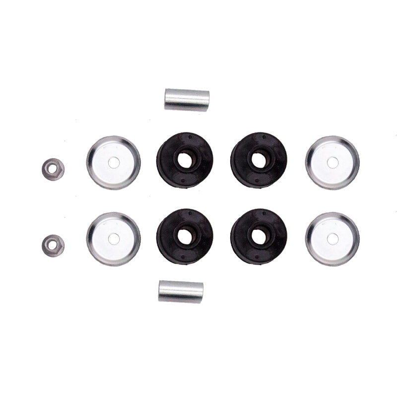 Bilstein B6 Performance 04-09 Chevy Kodiak V8 Rear Monotube Shock Absorber hardware kit with mounting bushings and sleeves