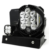 Baja Designs POP Display Small Squadron Sport/LP9 Sport with multi-lens LED optics and heavy-duty black aluminum housing for off-road lighting