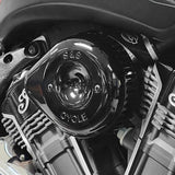 S&S Cycle 20-25 Indian Challenger & Pursuit Models Air Cleaner Kit w/ Gloss Black Teardrop