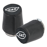 S&S Cycle Air Filter Cover For Tapered S&S Tuned Induction Filters - Black Nylon - 2 Pack