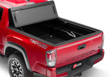 BAK BAKFlip MX4 Hard Folding Tonneau Cover 448446 for Toyota Tacoma (24-ON) installed, textured matte finish, heavy-duty construction