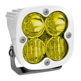Baja Designs Squadron Sport Driving/Combo White Pattern LED Light Pod - Amber with heavy-duty housing and quad amber LED optics