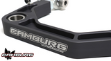Camburg KINETIK V2 Billet Uniball Upper Control Arms CAM-310184-GRY for Toyota Tacoma (05-23), 4Runner (03-23), FJ Cruiser (07-14) with machined aluminum and durable gray finish