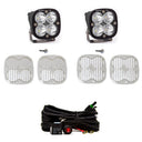 Baja Designs 2021+ Ford Bronco A Piller Light Kit Squadron Pro Spot with high-performance LED pods and wiring harness