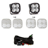 Baja Designs 2021+ Ford Bronco A Piller Light Kit Squadron Pro Spot with high-performance LED pods and wiring harness