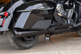S&S Cycle 2020+ Indian Challenger 2-into-1 Long Qualifier - Black