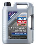 LIQUI MOLY 5L MoS2 Anti-Friction Motor Oil 10W40 Semi Synthetic (Comes 4 Und) by Mudify for high mileage gasoline and diesel engines