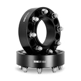 Mudify Borne Off-Road Wheel Spacers - 6x139.7 - 93.1 - 25mm - M12 - Black 1,5" heavy-duty billet aluminum design