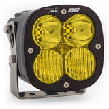 Baja Designs XL80 Driving/Combo LED Light Pods - Amber with black aluminum housing and stainless steel adjustable mounting bracket