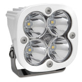 Baja Designs Squadron Pro Work/Scene Pattern White LED Light Pod - Clear with high-output LEDs and adjustable mounting bracket